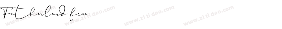 Fatherland free字体转换